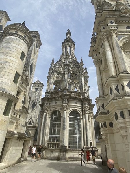 Uitzicht op het Kasteel van Chambord